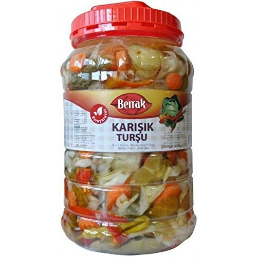 Berrak Mixed Pickles Karisik Tursu 5Kg ~11Lb Made In Turkey