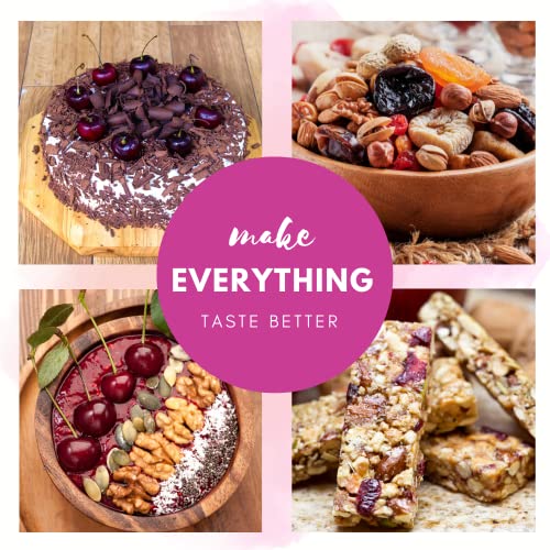 Berrilys Dried Tart Cherries, Unsweetened, 5 LB, Pitted, Unsulfu...