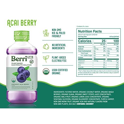 Berri Lyte Acai Pediatric Electrolyte Drink Solution | Completel