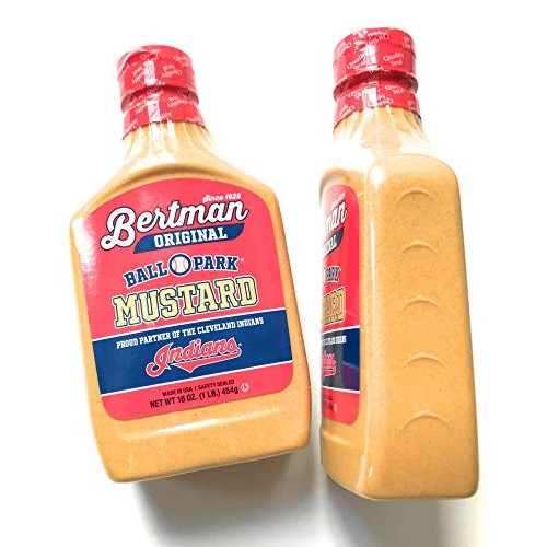 Bertman Ball Park Mustard - 2 16 Ounce Bottles of Original Bertm...