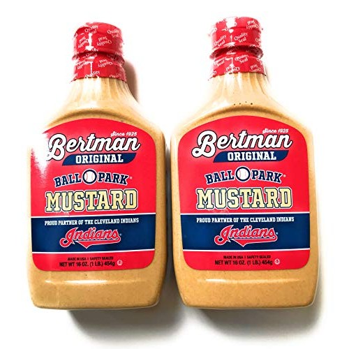 Bertman Ball Park Mustard - 2 16 Ounce Bottles of Original Bertm...