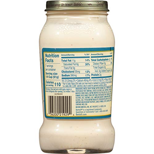 Bertolli Alfredo Sauce With Aged Parmesan Cheese, 15 Oz