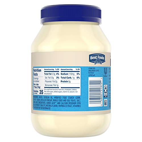 Best Foods Mayonnaise For a Creamy Condiment for Sandwiches and ...