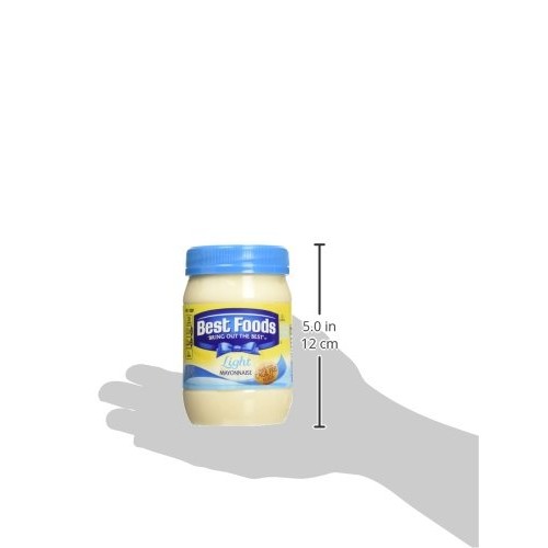 Best Foods Mayonnaise, Light, 15 Ounce