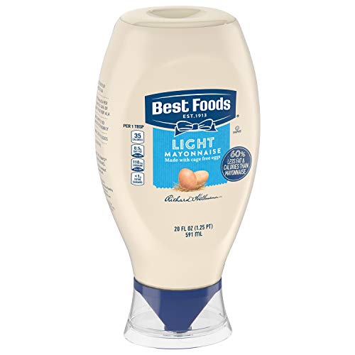 Best Foods Mayonnaise Squeeze Light Mayo 20 Oz