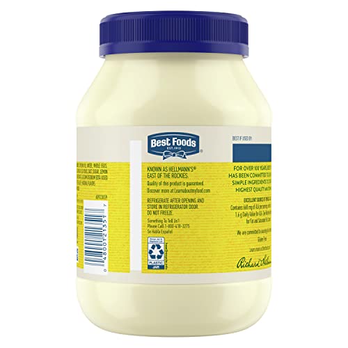 Best Foods Real Mayonnaise Real Mayo Squeeze Bottle For a Rich C...