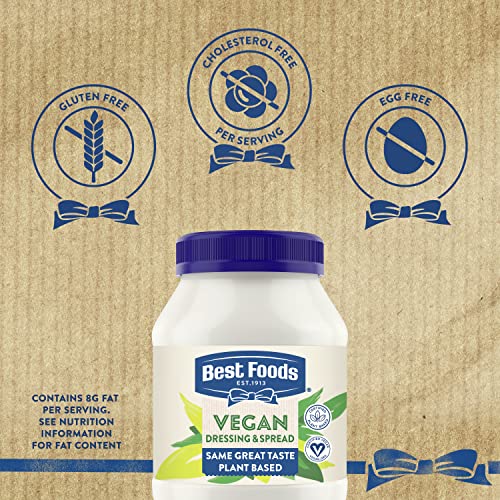 Best Foods Vegan Dressing and Spread for a Rich, Creamy Plant-Ba...