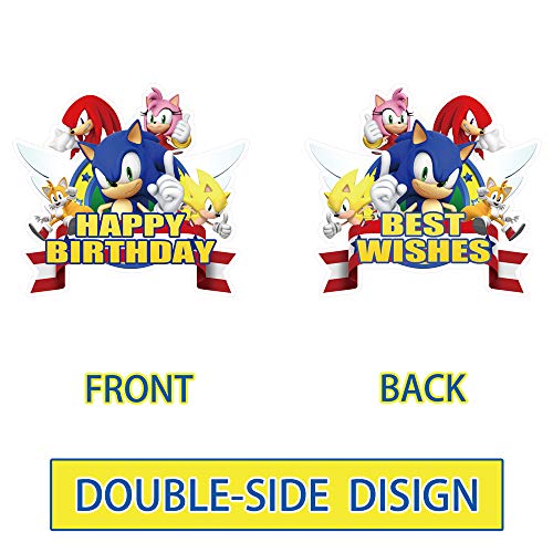 Decorations For Sonic Cake Topper Cupcake Toppers Birthday Party