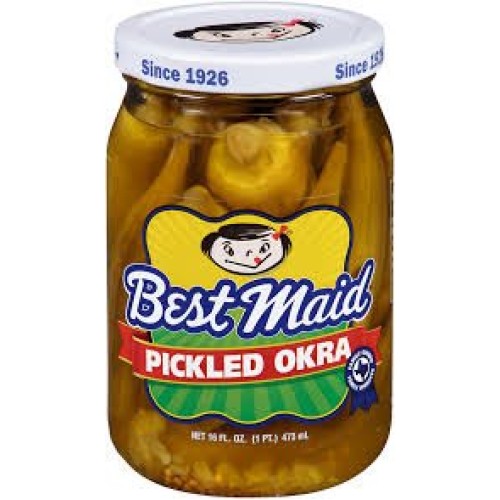 Best Maid Picked Okra, 16 Oz. Jar, Pack Of 2