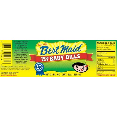Best Maid Baby Dills 22 Oz