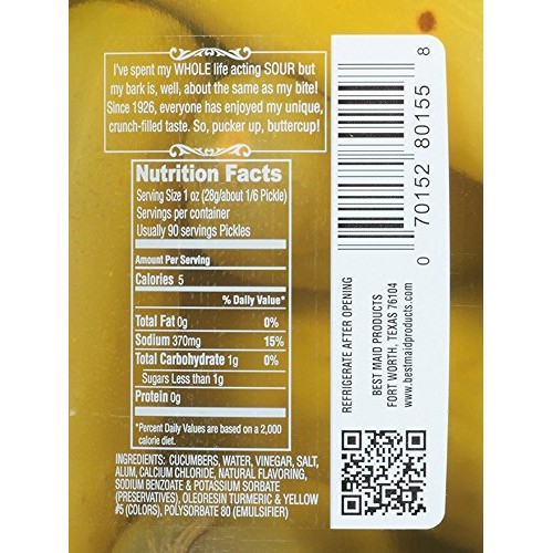 Sour Pickles 1 Gallon