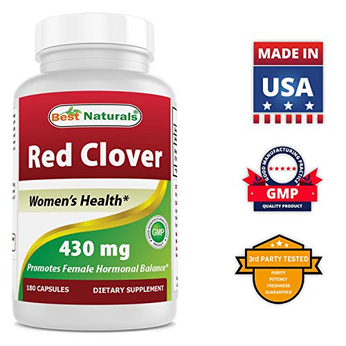 Best Naturals Red Clover 430 Mg 180 Capsules