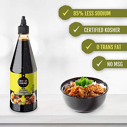Best Of Thailand Sesame Teriyaki Soy Sauce Lite | 2 Bottles Of 2