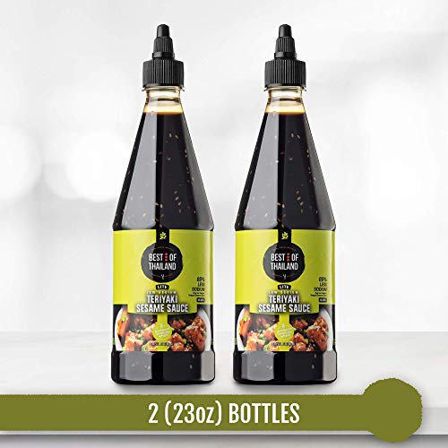Best Of Thailand Sesame Teriyaki Soy Sauce Lite | 2 Bottles Of 2