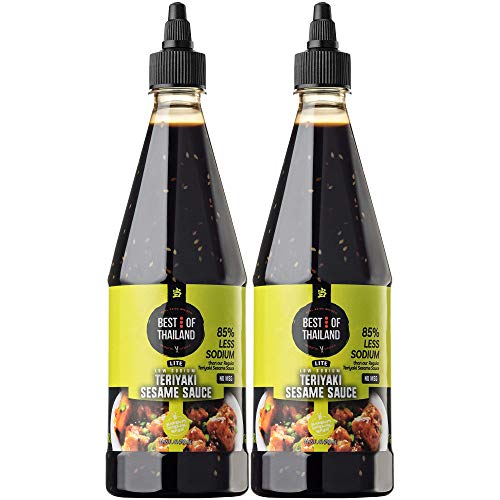Best Of Thailand Sesame Teriyaki Soy Sauce Lite | 2 Bottles Of 2