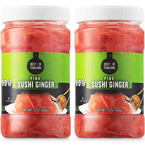 Best Of Thailand Japanese Pink Pickled Sushi Ginger | Fresh Slic