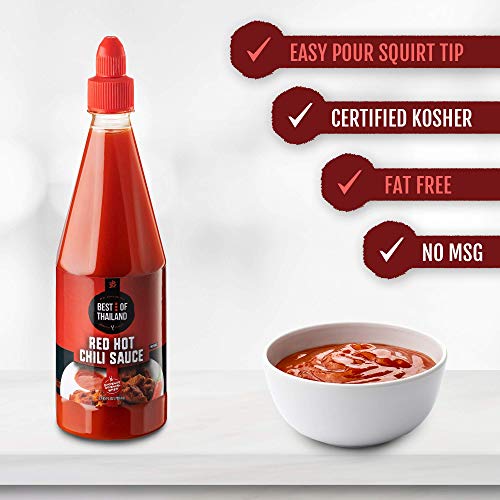Best Of Thailand Spicy Chili Sauce | 2 Bottles Of 23.65Oz Real A