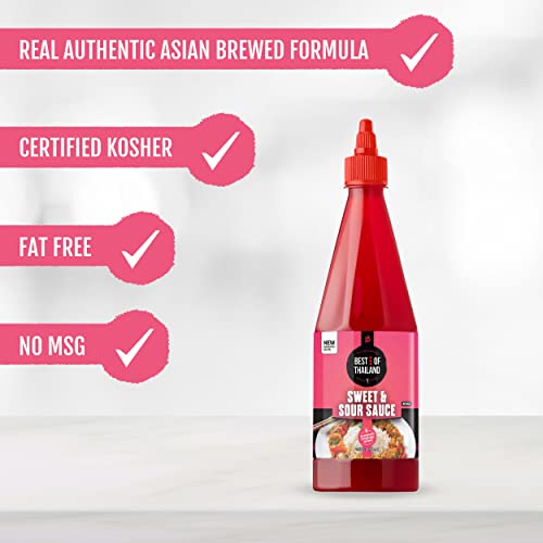 Best Of Thailand Sweet &Amp; Sour Sauce | 2 Bottles Of 23.65Oz Authe
