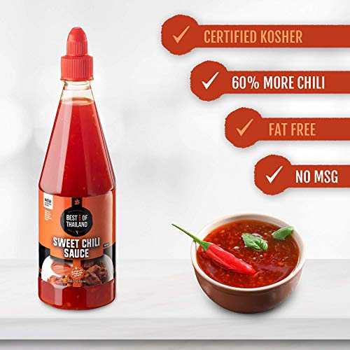 Best Of Thailand Sweet Chili Sauce | 2 Bottles Of 23.65Oz Real A