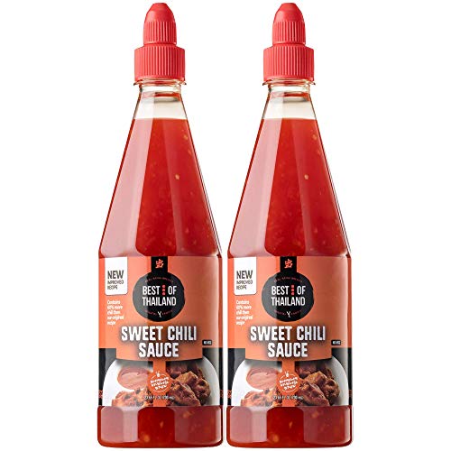 Best Of Thailand Sweet Chili Sauce | 2 Bottles Of 23.65Oz Real A
