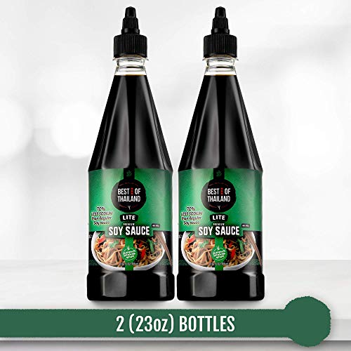 Premium Dark Soy Sauce Lite And Low Sodium | 2 Bottles Of Dark S