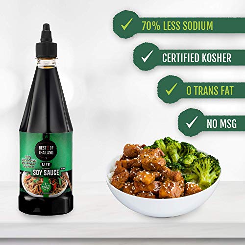 Premium Dark Soy Sauce Lite And Low Sodium | 2 Bottles Of Dark S
