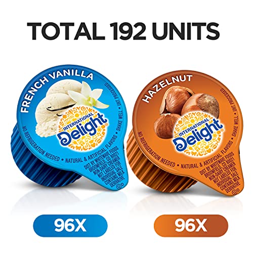 International Delight Coffee Creamer Singles - 2 Rich Flavors -