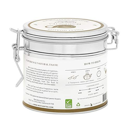 Bestleaftea- Spring Picked Jasmine Pearl Green Tea/C