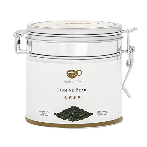 Bestleaftea- Spring Picked Jasmine Pearl Green Tea/C