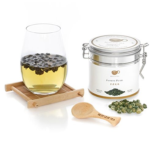 Bestleaftea- Spring Picked Jasmine Pearl Green Tea/C