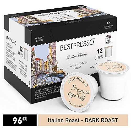 Bestpresso Coffee, Italian Roast Single Serve K-Cup, 96 Count C