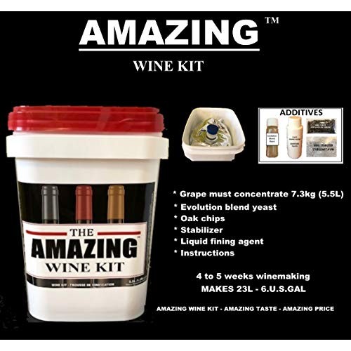 Cabernet Sauvignon Style Amazing Wine Kit -Makes 6.U.S.Gal
