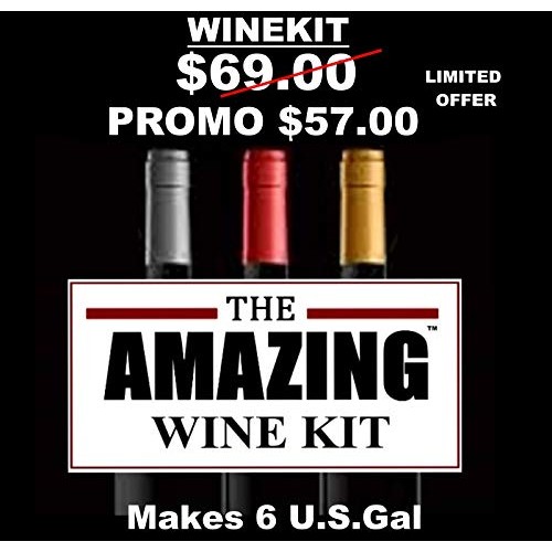 Cabernet Sauvignon Style Amazing Wine Kit -Makes 6.U.S.Gal