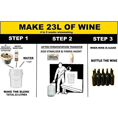 Wine Kit California House Blend White Grape Extraction