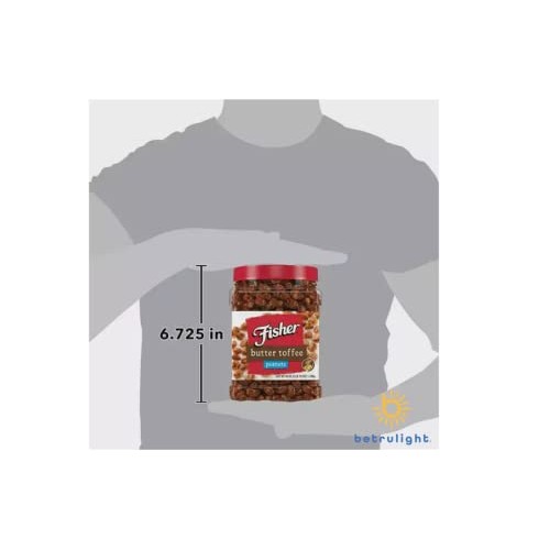 Betrulight - Fisher Snack Butter Toffee Peanuts, No Artificial C