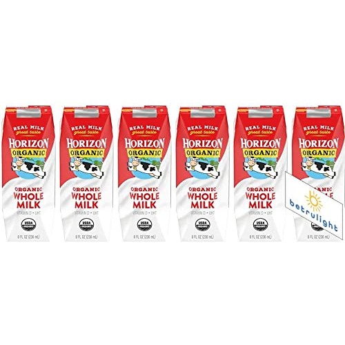 Organic Shelf-Stable Whole Milk boxes, Horizon Whole Milk Single...