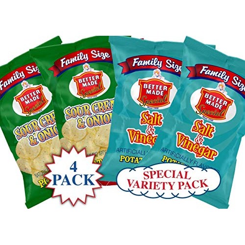 Better Made Special Sour Cream &Amp; Onion &Amp; Salt &Amp; Vinegar Potato C