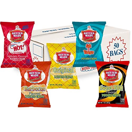 Better Made Special Variety Pack Potato Chips - Case Of 50 - 1Oz