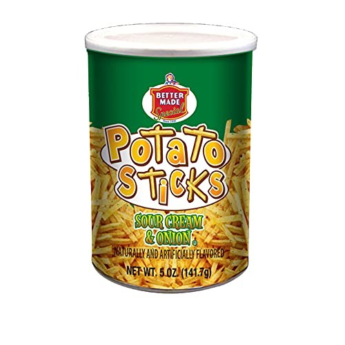 Better Made Potato Sticks 5oz Canister - Shoestring Potato Stick...