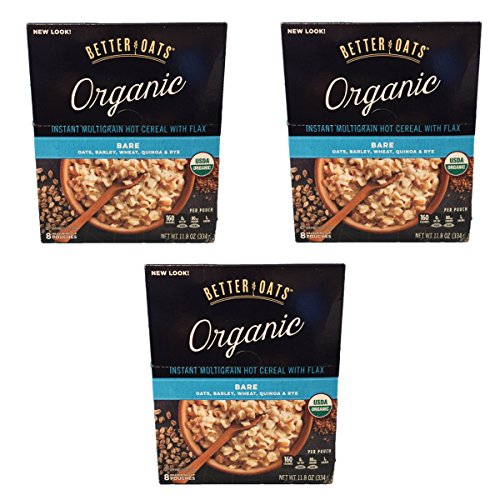 Better Oats Organic Multigrain Bare Instant Oatmeal With Flax Oa