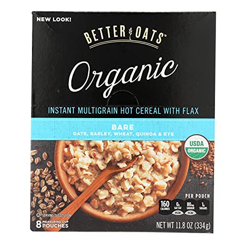 Better Oats Organic Instant Multigrain Hot Cereal - Bare - Case