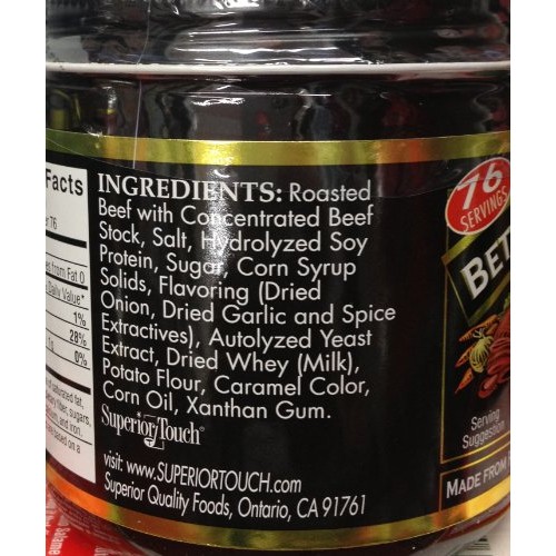 2 X 16Oz Better Than Bouillon Beef Base Superior Touch Broth Mad