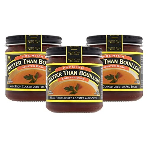 Better Than Bouillon Lobster Base Broth 8.0 Oz Pack Of 3