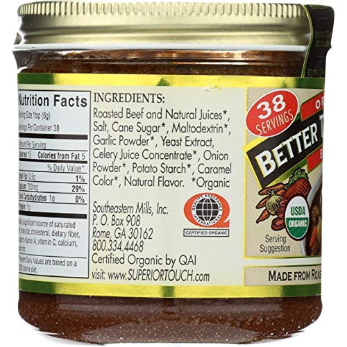 Better Than Bouillon, Base Beef Organic, 8 Ounce