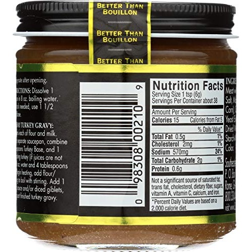 Better Than Bouillon Base, Turkey, 8 Ounce