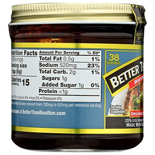 Better Than Bouillon, Bouillon Base Beef Roasted Organic, 8 Ounce