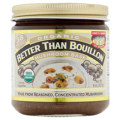 Better Than Bouillon Mushroom Base Organic, 8 Ounce Jars Pack O