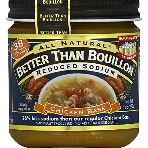 Better Than Bouillon Reduced Sodium Chicken Base, 8 Oz