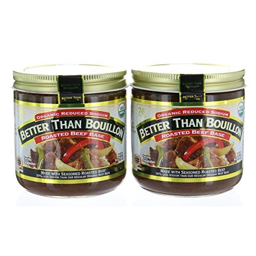 Pack 2 - Better Than Bouillon Organic Beef Base, Reduced Sodium
