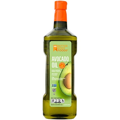 Betterbody Foods 100% Pure Avocado Oil Naturally Refined Cooking
